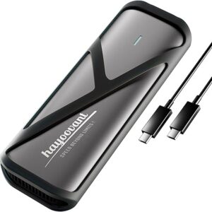 Carcasa SSD sin herramientas, adaptador USB-C M.2 NVMe a USB de 10 Gbps, compatible con llaves M/B&M, compatible con SSD 2230/2242/2260/2280 (solo SSD NVMe)